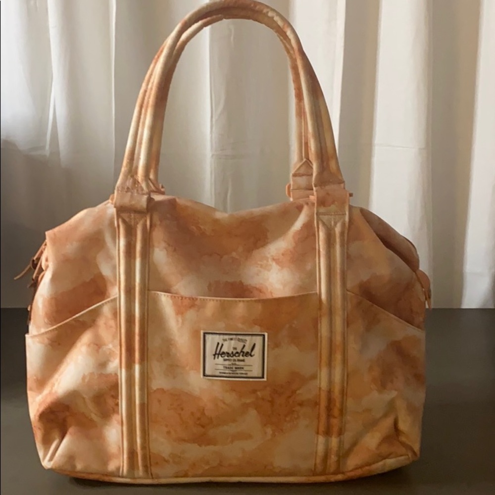 Herechel Pastel Cloud Papaya Duffle Bag NWOT